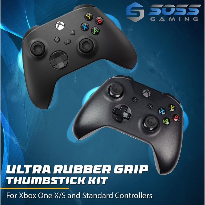 SOSS GAMING Xbox One Controller Joystick Replacement - 6PCS Genuine Thumbsticks Analog Thumb Sticks Parts - True Rubberized with T8 T6 Repair Screwdriver Kit for Xbox One Controller - Image 2